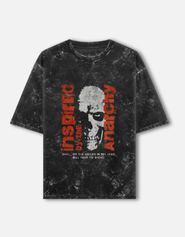 Unisex Acid Washed Oversized Tee - Image 2